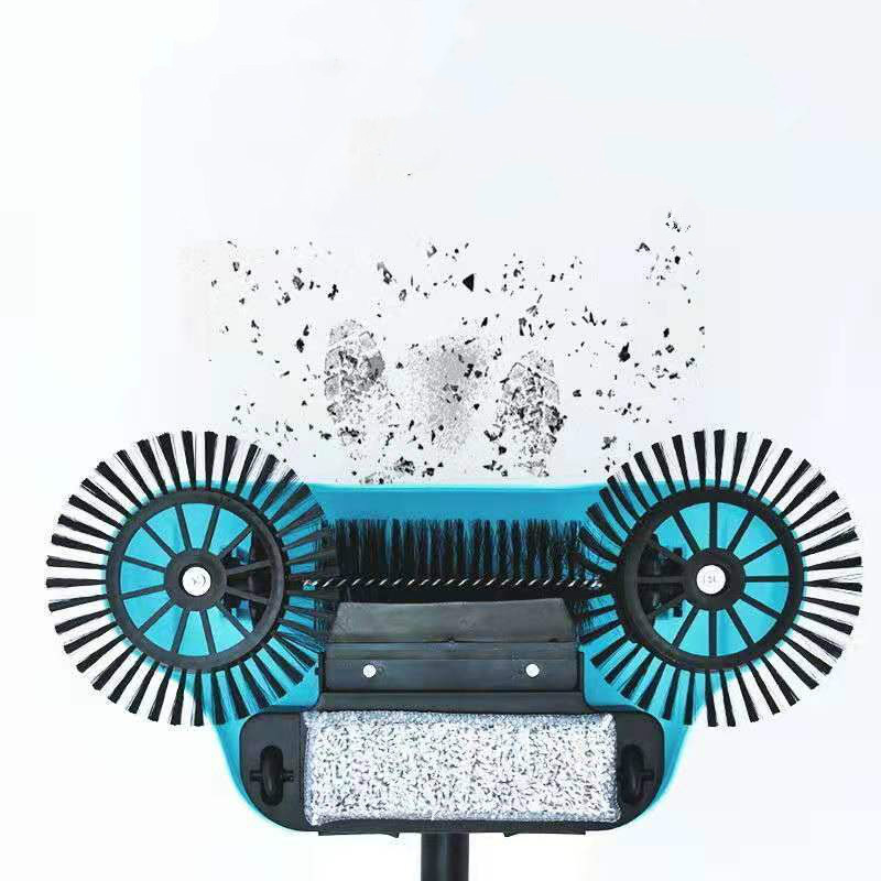 Sweeper Handheld Vacuum Cleaner Home Use Broom Dustpan Lazy Creativity Cleaner Multifunction Manual Sweeping Machine E11047