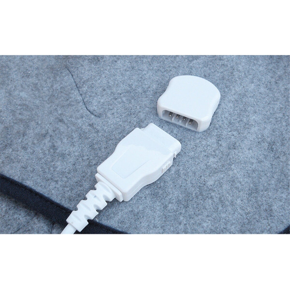 Vinter elektrisk teppe varm varmematte pute kaste over under sengen madrass ikke-vevd teppe justerbar 3 farger 150*75cm