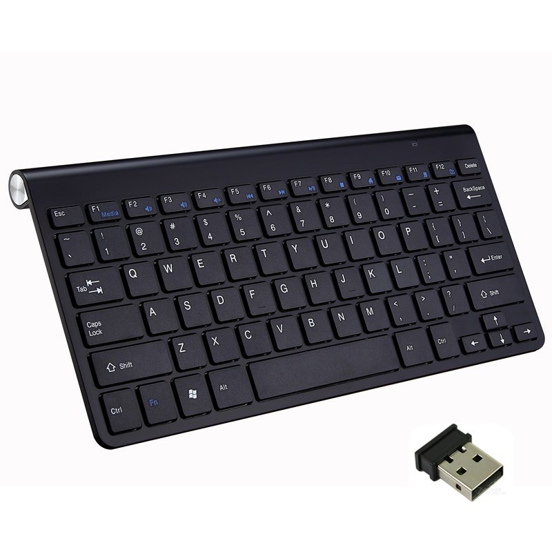 Trådløst tastatur 2.4g mus mini multimedia tastatur mus kombinasjonssett for stasjonær pc bærbar pc mac notebook smart kontorrekvisita