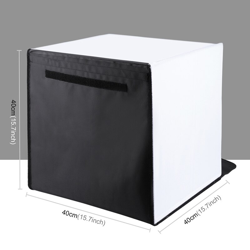 Mini Photo Studio Light Box Fotografie 40X40 Cube Tent Verlichting Softbox Voor Onderwerp Producten Lightbox Fotografische Studio Kit