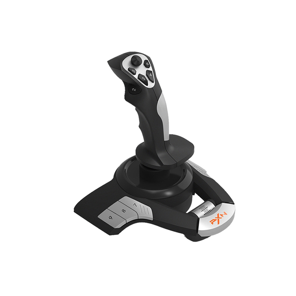 Simulador de vuelo con Joystick de PXN-2113, controlador de mando, simulador de vuelo de Pc, palo de cabina para PC/escritorio: Azul