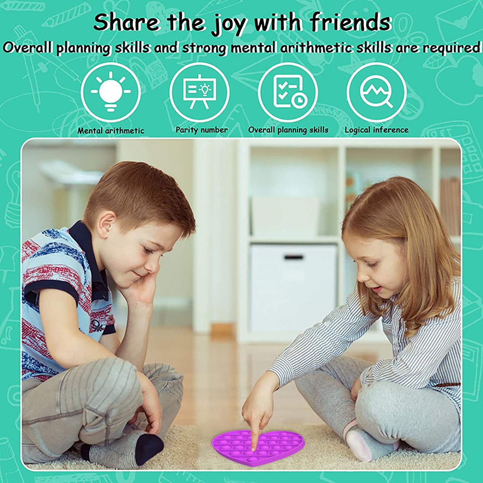 Zabawki antystresowe Bubble Popping gra Push Fidget zabawka sensoryczna śmieszne dorosłe dzieci reliever stres zabawki silikonowe autyzm specjalne potrzeby