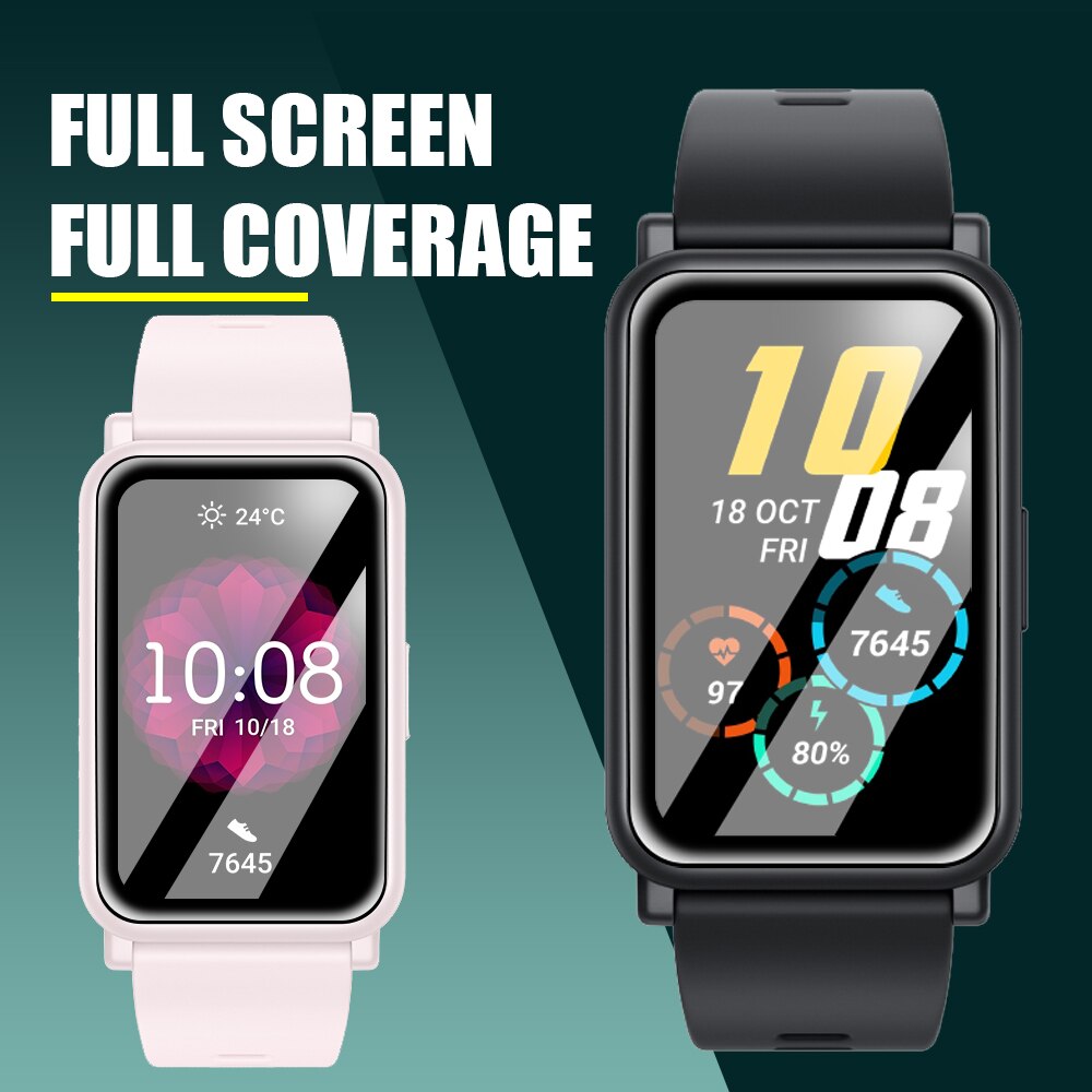 Full Coverage 99D Screen Protector For Huawei Honor Watch ES Curved Soft Protective Film ( Not Tempered Glass )