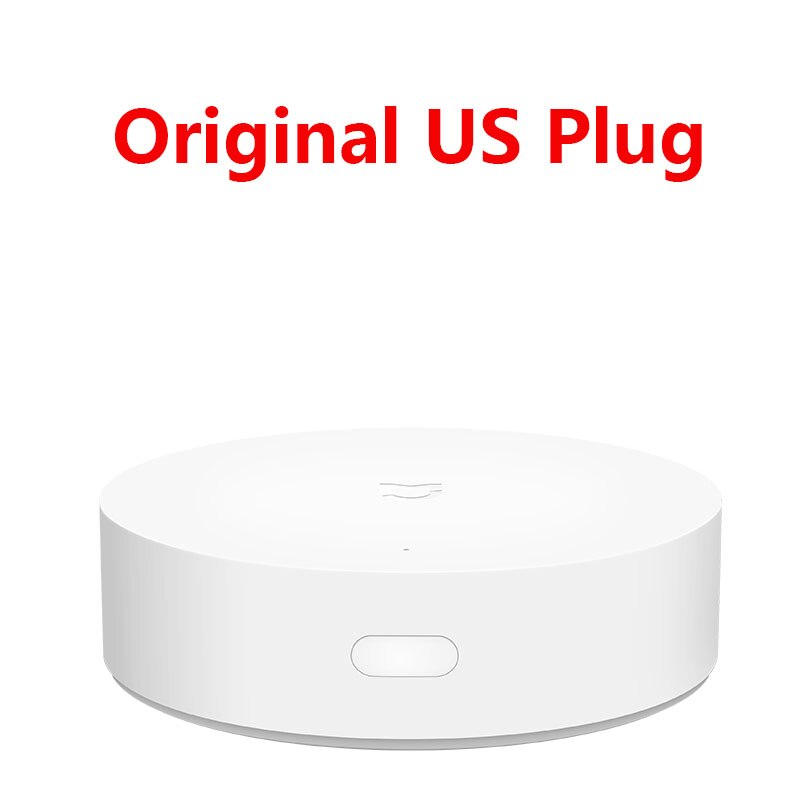 Xiaomi Mijia passerelle 3 multi Smart Home Hub commande vocale travail avec ZigBee WIFI Bluetooth maille porte corps capteur d'humidité: Original US plug