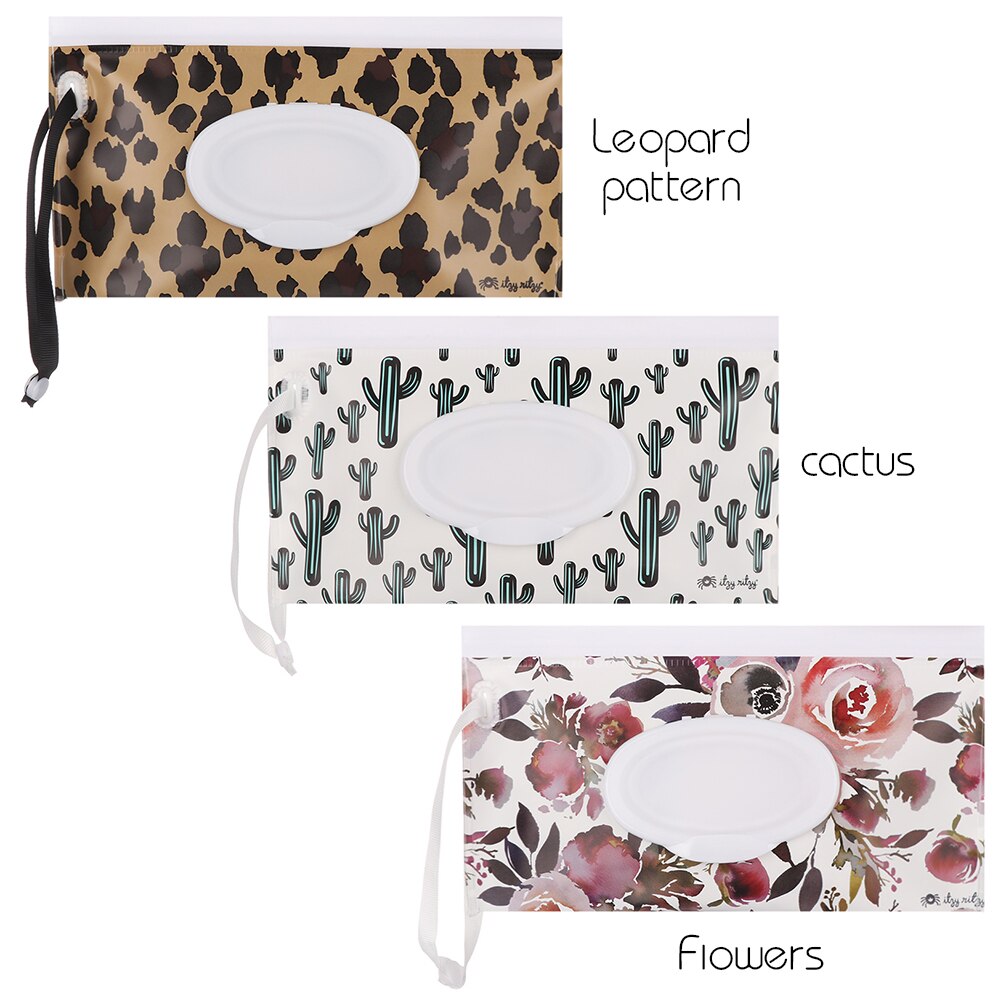 Draagbare Natte Doekjes Tas Eco-vriendelijke Zelfdichtende Snap-Strap Extractie Hand-Held Cosmetische Pouch Tissue Zak Reiniging levert