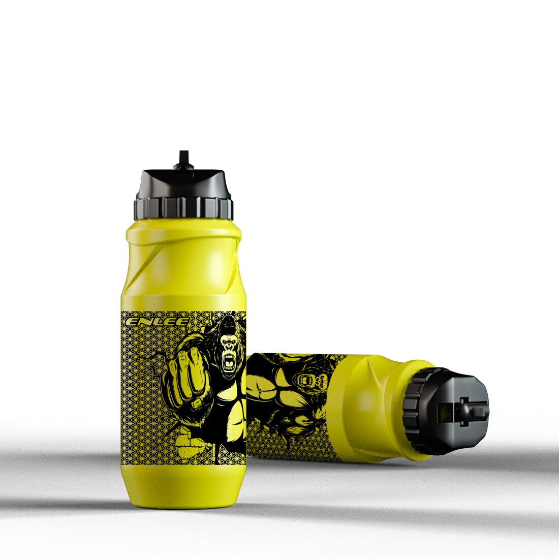 Bouteille d&#39;eau pour cyclisme, pour vtt, pour Sports de plein air, équipement de plein air, bouteille de Fitness: Orangutan-Yellow