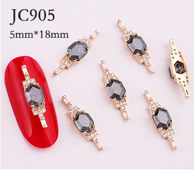 20 stk/parti zirkon krystal diamant 3d smykker japanske neglekunst dekorationer øverste niveau krystal manicure dekorationer: 905