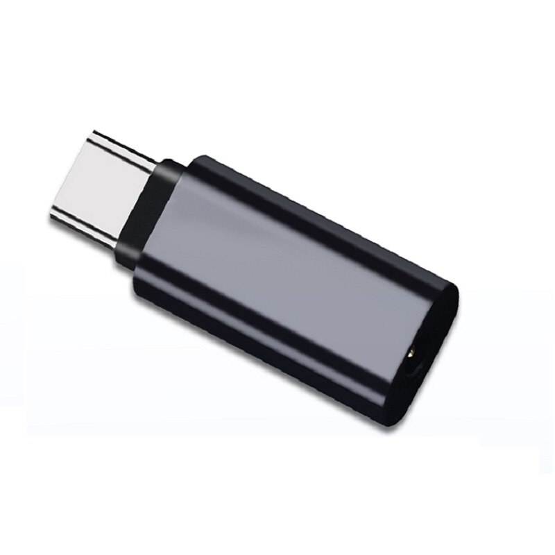 Ype-C robić 3.5mm słuchawki adapter robić kabla usb 3.1 typu C USB-C mężczyzna robić 3.5 AUX audio żeńnarty Jacek dla Xiaomi 6 Mi6 Letv 2 zawodowiec 2 max2: czarny