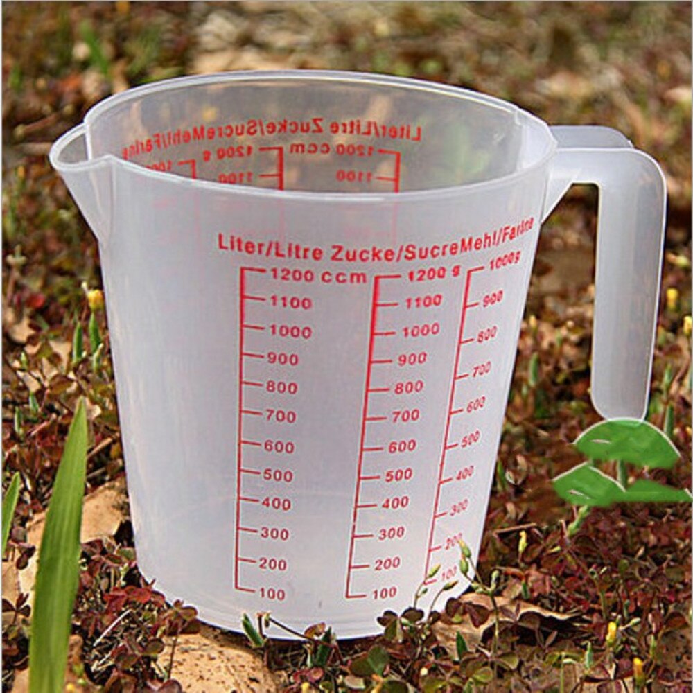 1200ML Plastic Jug Pour Spout Surface Kitchen Tool Supplies Measuring Cup