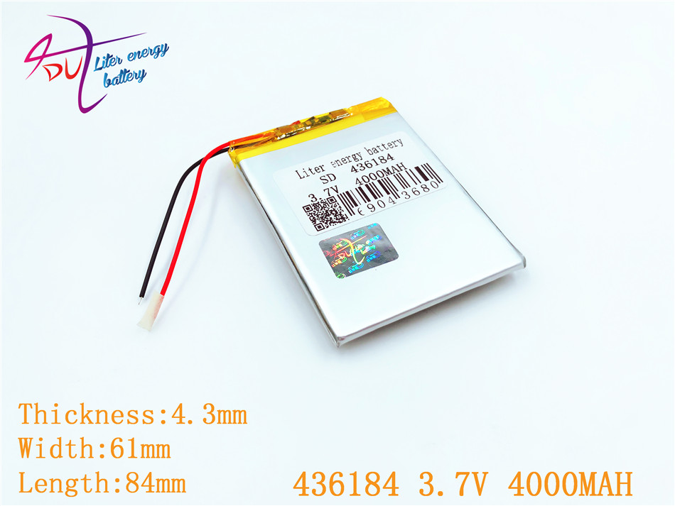 436184 456085 3.7v 4000mah Lithium Polymère Batterie Avec Carte Pour Vx787 Vx530 Vx540t Vx585