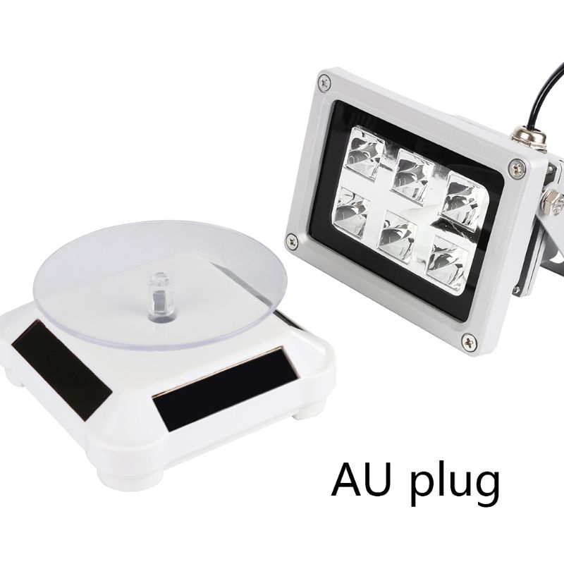 60W UV Resin Solidify Photosensitive Curing Light Solar Powered Rotary Display Stand Turntable Kit for SLA DLP 3D Printer Parts