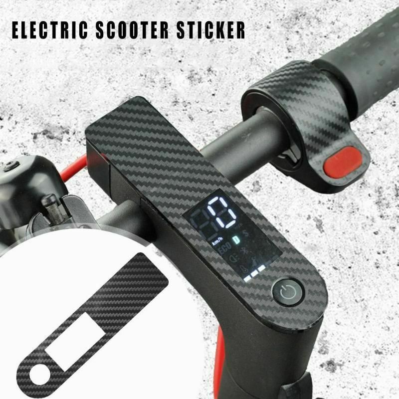 Elektrische Scooter Panel Koolstofvezel Waterdicht Anti-Slip Beschermende Film Gaspedaal Sticker Voor Xiaomi Mijia M365 Pro