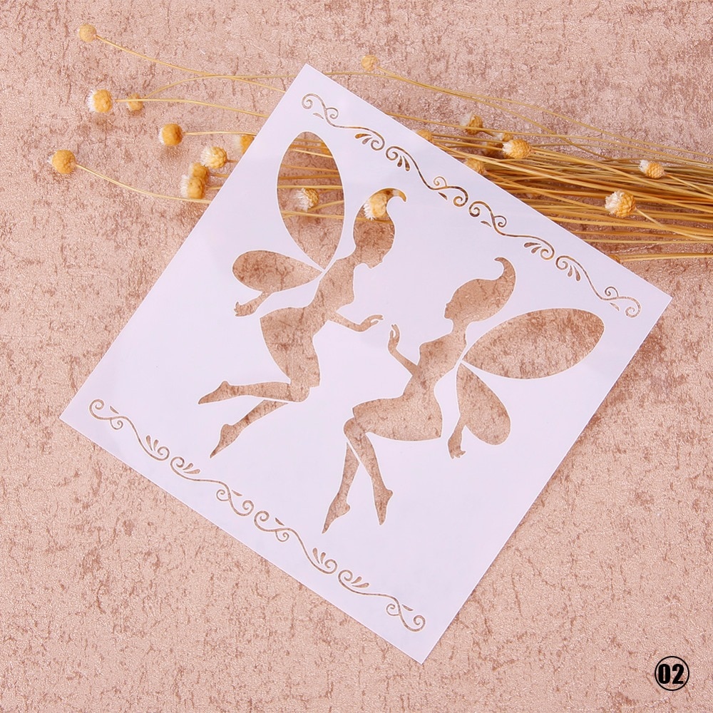 Different Patterns Stencil Airbrush Painting Art DIY For Walls Painting Scrapbooking Stamping Album Crafts #248525