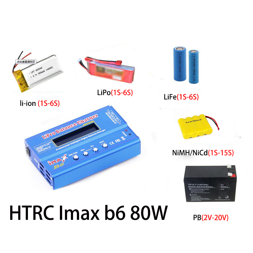 Imimax B6 Multifunctionele Rc Nimh Nicd Lithium Batterij Balance Lipo Lader Balans Ontlader Met Digitale Lcd-scherm