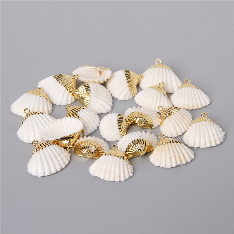 19 Stijlen Natuurlijke Shell Charms Tiny Conch Porceleinslak Schelpen Hanger Voor Diy Sieraden Maken Ketting Armband Oorbellen 2-10Pcs