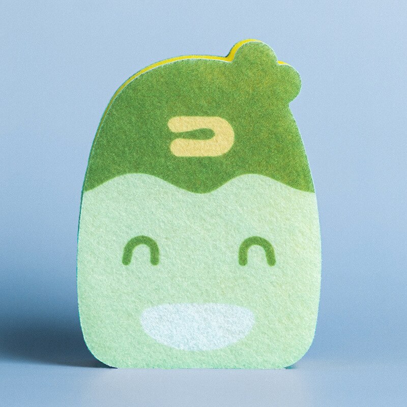 Household Magic Sponge Kitchen Cleaning Sponge Scrubber Sponges for Dishwashing Double-sided decontamination Kitchen accessories: B