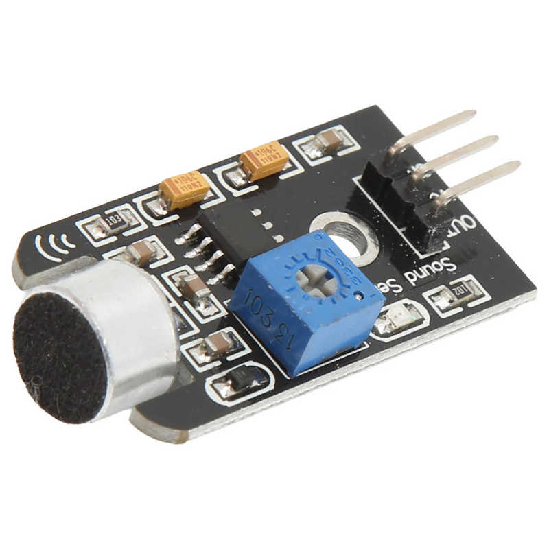 Microphone Sound Module High Sensitivity Voice Detection Module 5V for DIY Projects