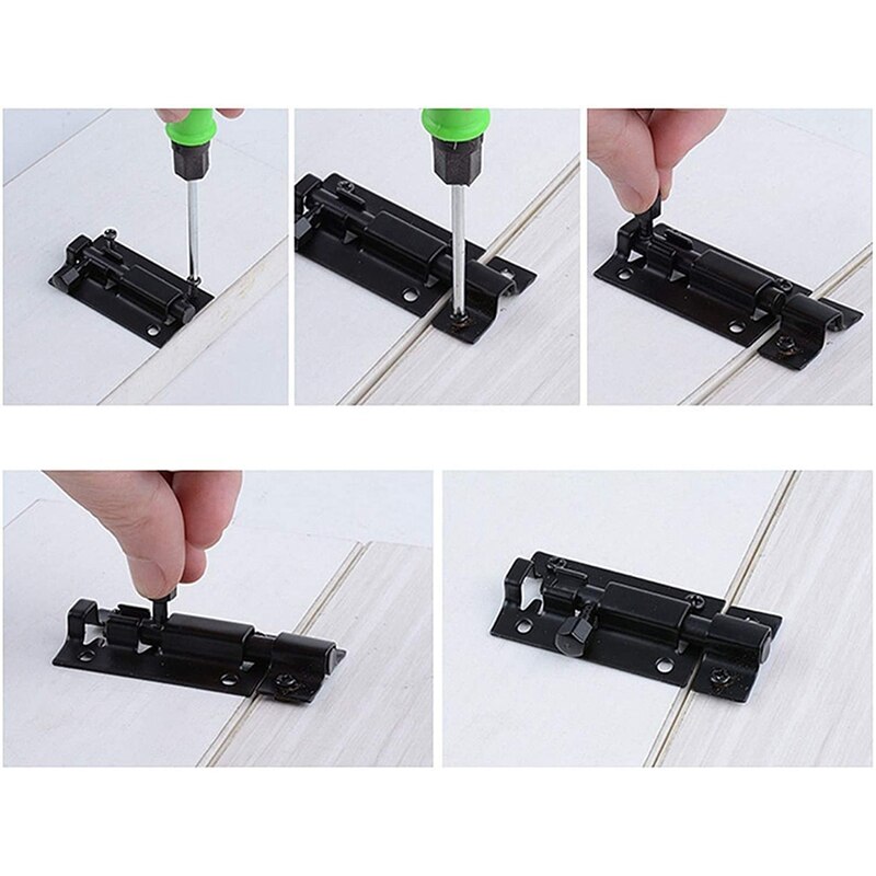 75 Mm Sliding Latch - Locking Bolt Lock Snap Lock Bolt Bolt For Bathroom Toilet Shed Garage Garden