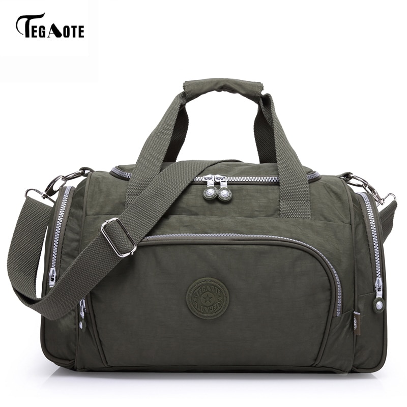 TEGAOTE Men's Travel Bag Zipper Luggage Travel Duffle Bag Latest Style Large Capacity Male Female Portable Travel Tote