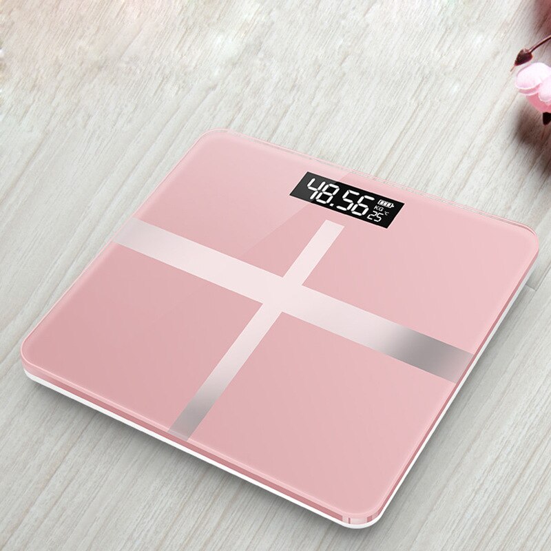 Digital Weight Scale Bathroom Floor Body Scale Glass Smart Electronic Scales LCD Display Body Weighing