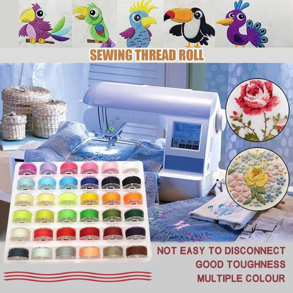 Mooie 10 Kleuren/Set Polyester Duurzaam Naaien Breien Draad Reel Voor Hand Stiksels Machine Naaigaren Fd