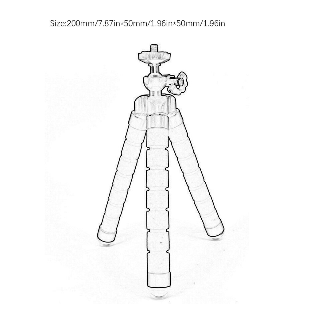 flexibel Schwamm Krake Mini Stativ Mit kabellos Fernbedienung Verschluss Für iPhone Mini Kamera Stativ Telefon Halfter Clip stehen