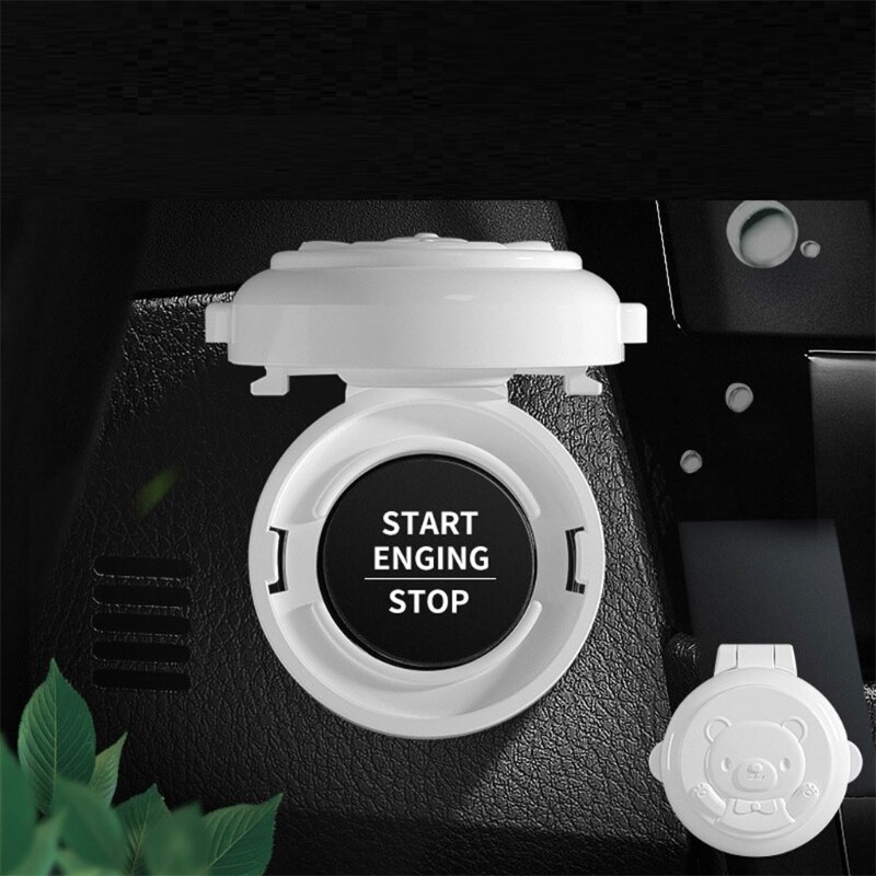 67JC Lovely Bear Child Safety Locks Washing Machine Button Covers Baby Proofing Safety Locks Latch for Toilet Trash Cans