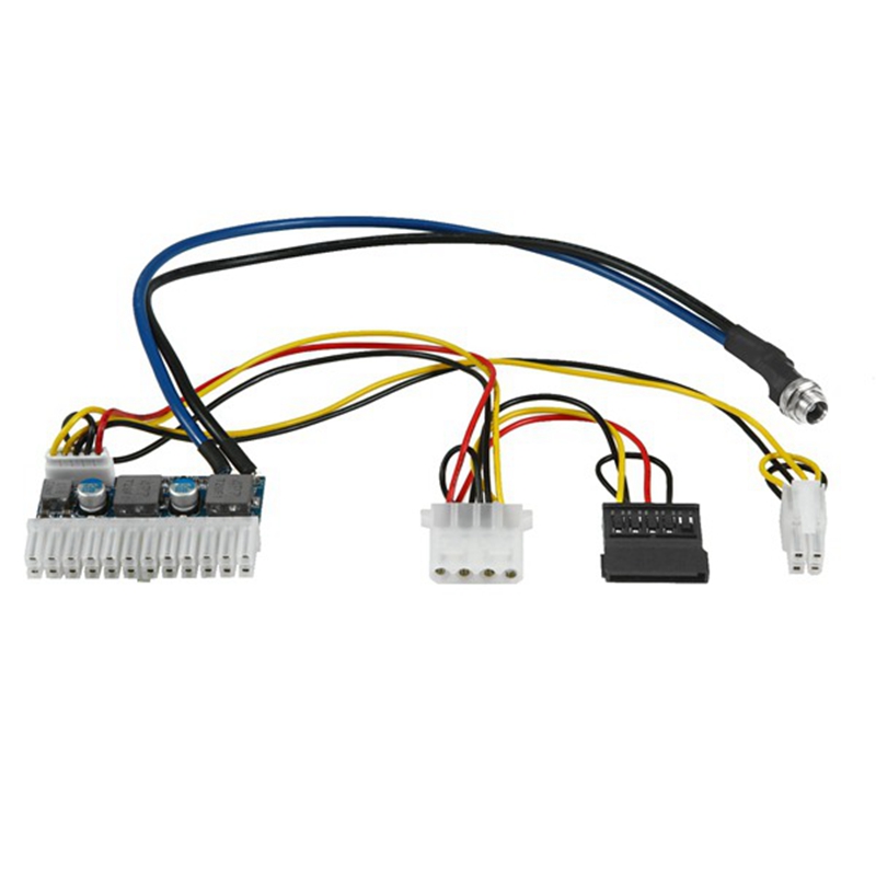 M01 Mini ITX Case with 84W 12V Power Supply Board HTPC Chassis Case USB2.0 ITX Enclosure Industrial Control Chassis