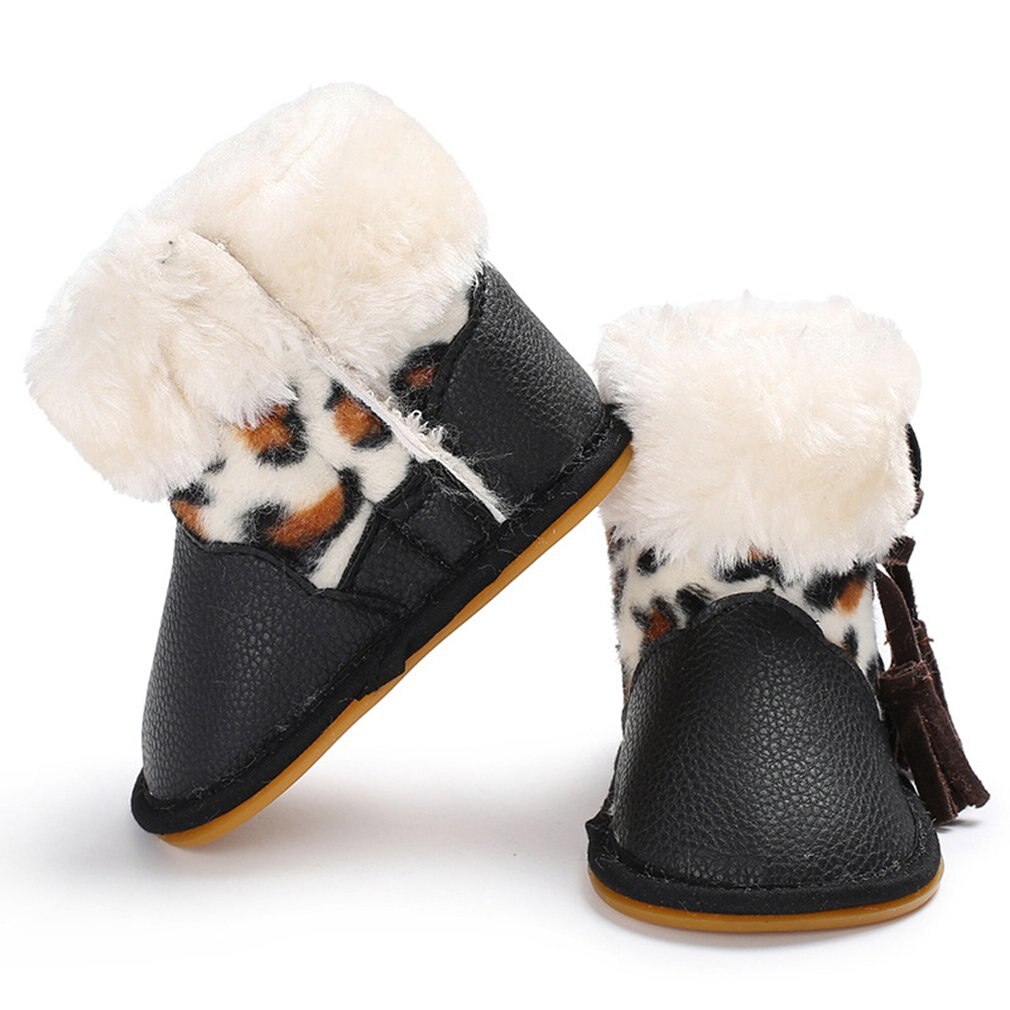 Neugeborenen Winter Weiche Warme Baby Mädchen Schnee Stiefel Ersten Wanderer Kleinkind Stiefel