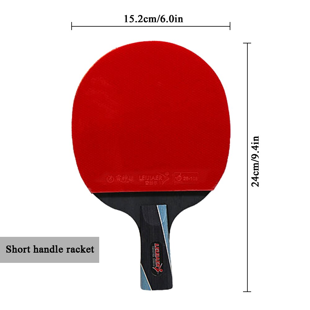 Ping Pong Paddle Table Tennis Racket Ping Pong Bat Racket Training Accessories Racket Bundle Kit with Bag