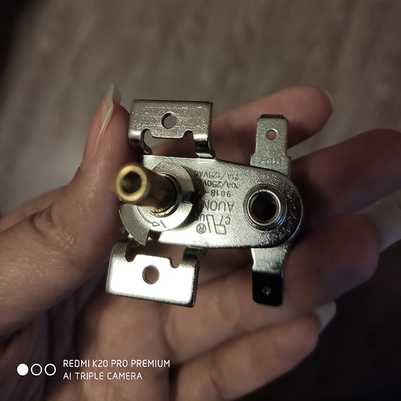 2Pcs Universal Electric oven Thermostat Mechanical Adjustable Temperature Switch Controller Electric heater parts Accessories