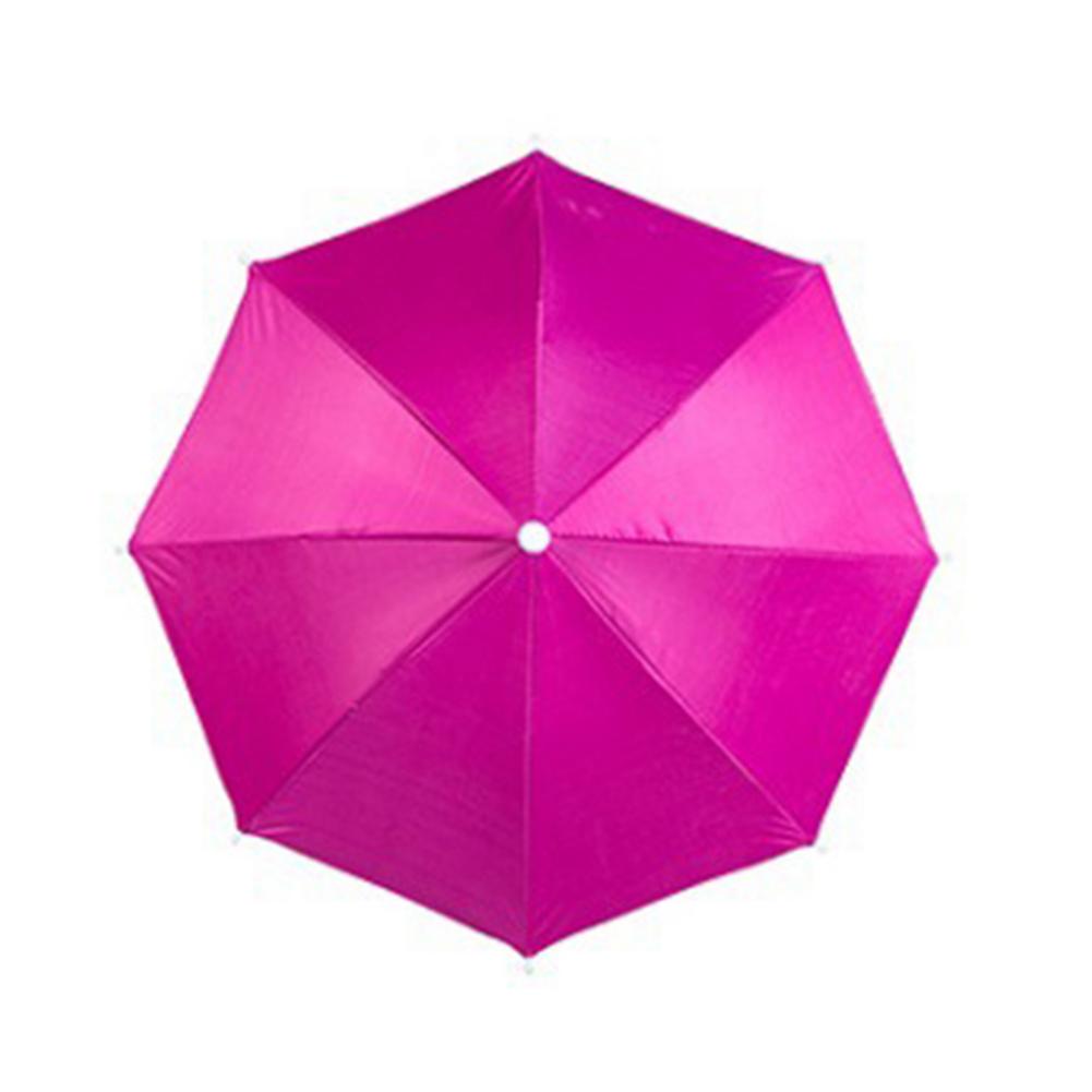 Umbrella Hat Waterproof UV Resistant Hands-Free Fishing Hat Outdoor Foldable Camping Fishing Cap Beach Head Umbrella Hat: B