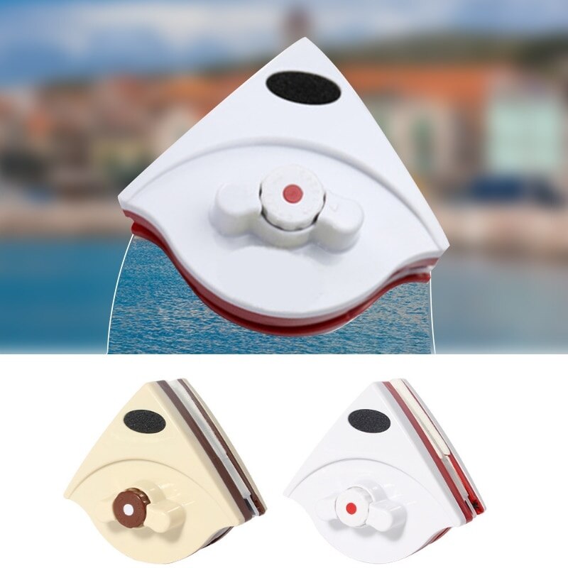Double-sided Magnetic Window Glass Cleaner Magnetic Brush Glass Window Cleaner Household Window Cleaning Tool^o^