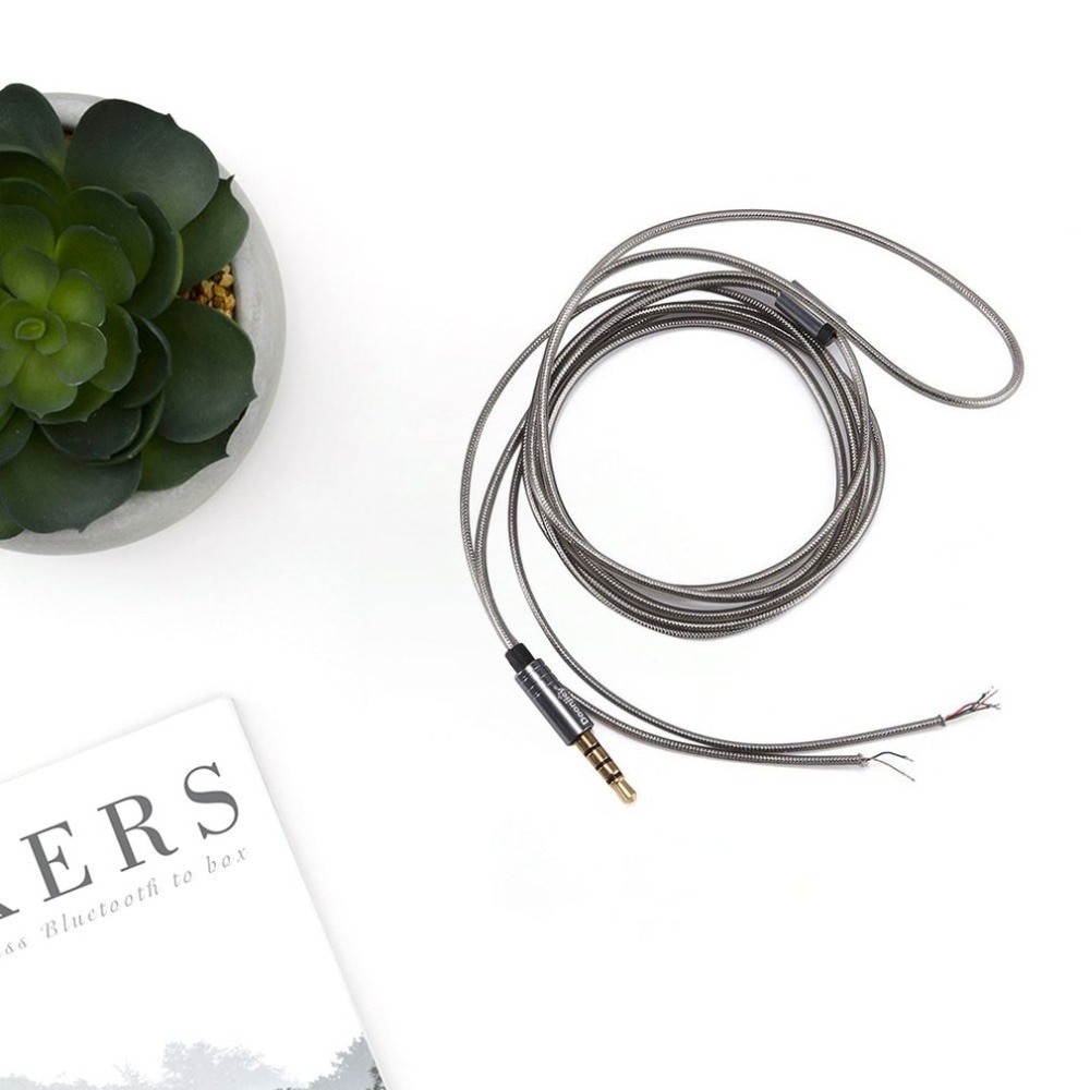 1,5 M HIFI Kopfhörer Kabel Reparatur 3,5mm Jack Kopfhörer Kopfhörer Audio- Kabel Reparatur Ersatz Schnur Draht Kopfhörer Kabel 4pol stecker