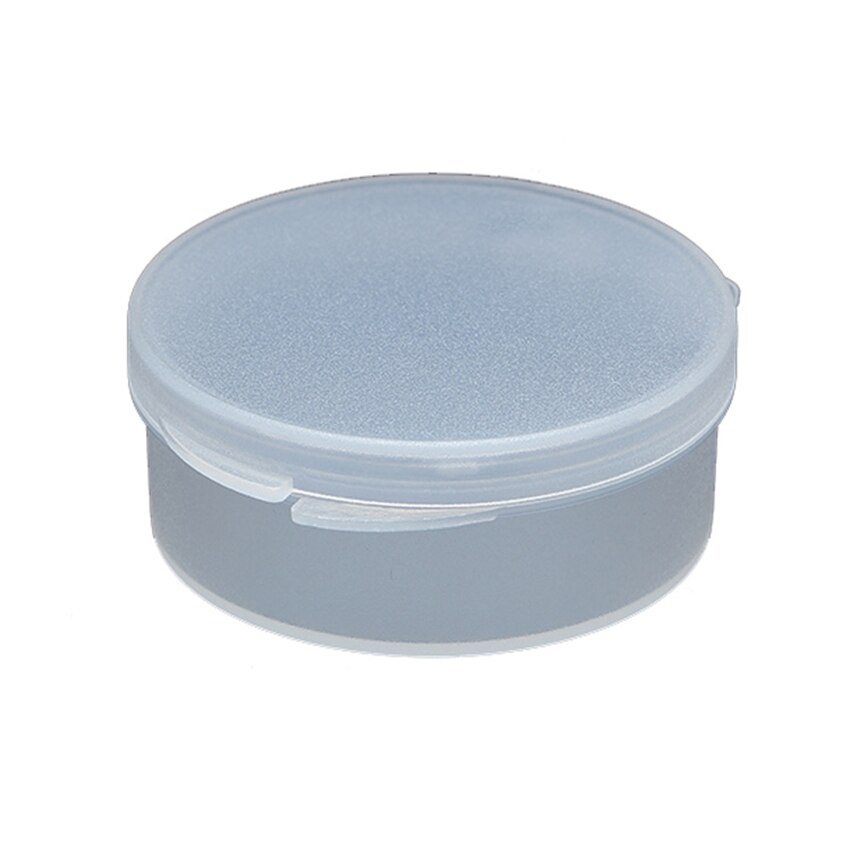 Round Plastic Box Small Size Clear Storage Containers Box with Lid for Organizing Beads &amp; Small Parts 5.2x2.3cm