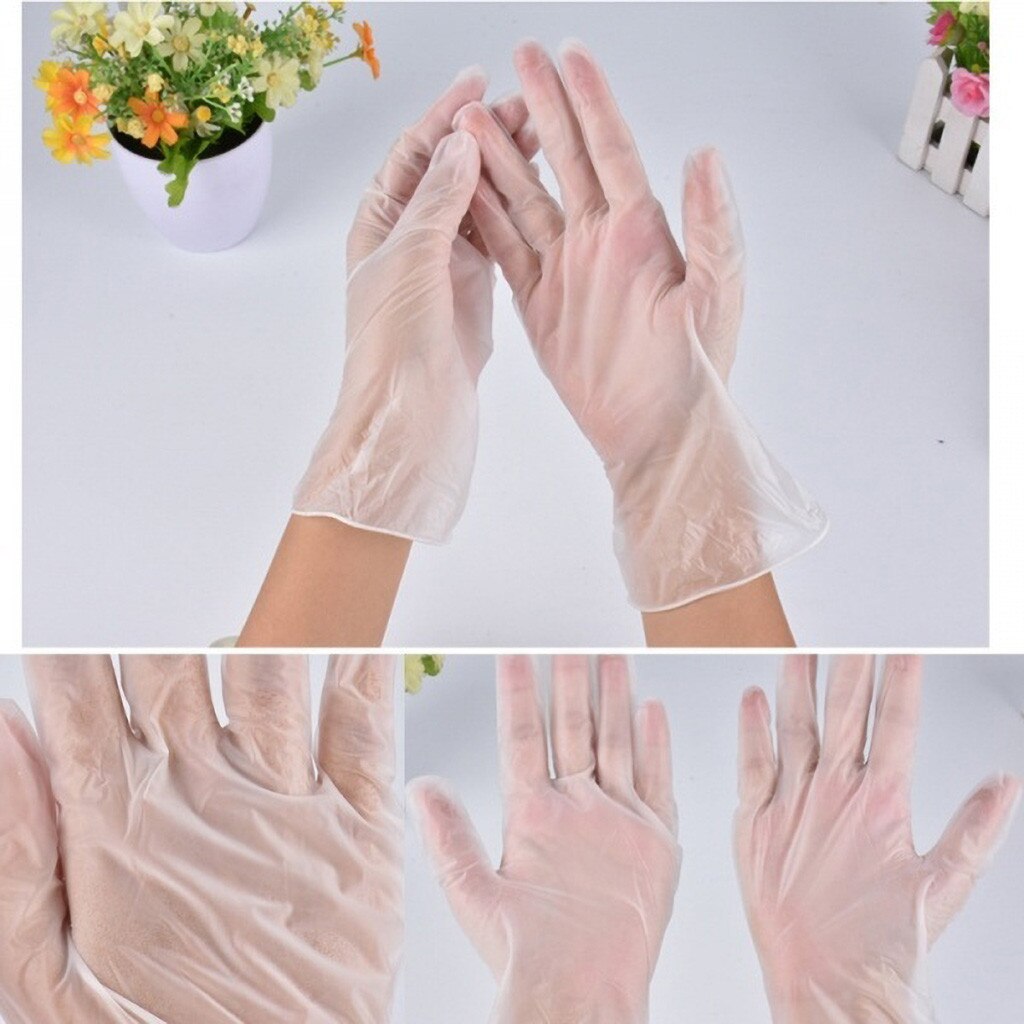 100 Pairs Rubber Handschoenen Comfortabele Wegwerp Monteur Nitril Handschoenen Examen Afwassen Werk Keuken Fruit Groente Handschoenen
