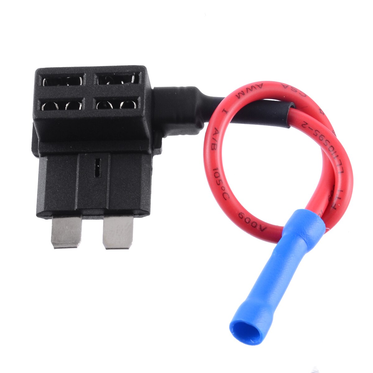 1 x DC 12V Circuit Fuse Holder Add A Circuit Standard Size Blade Fuse Holder with 10A Blade Fuse