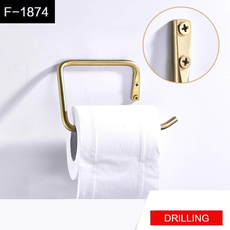 Industrial Retro americano accesorios de baño cocina negra toallero papel toalla gancho de hierro soporte de tubería de agua: F-1874-1