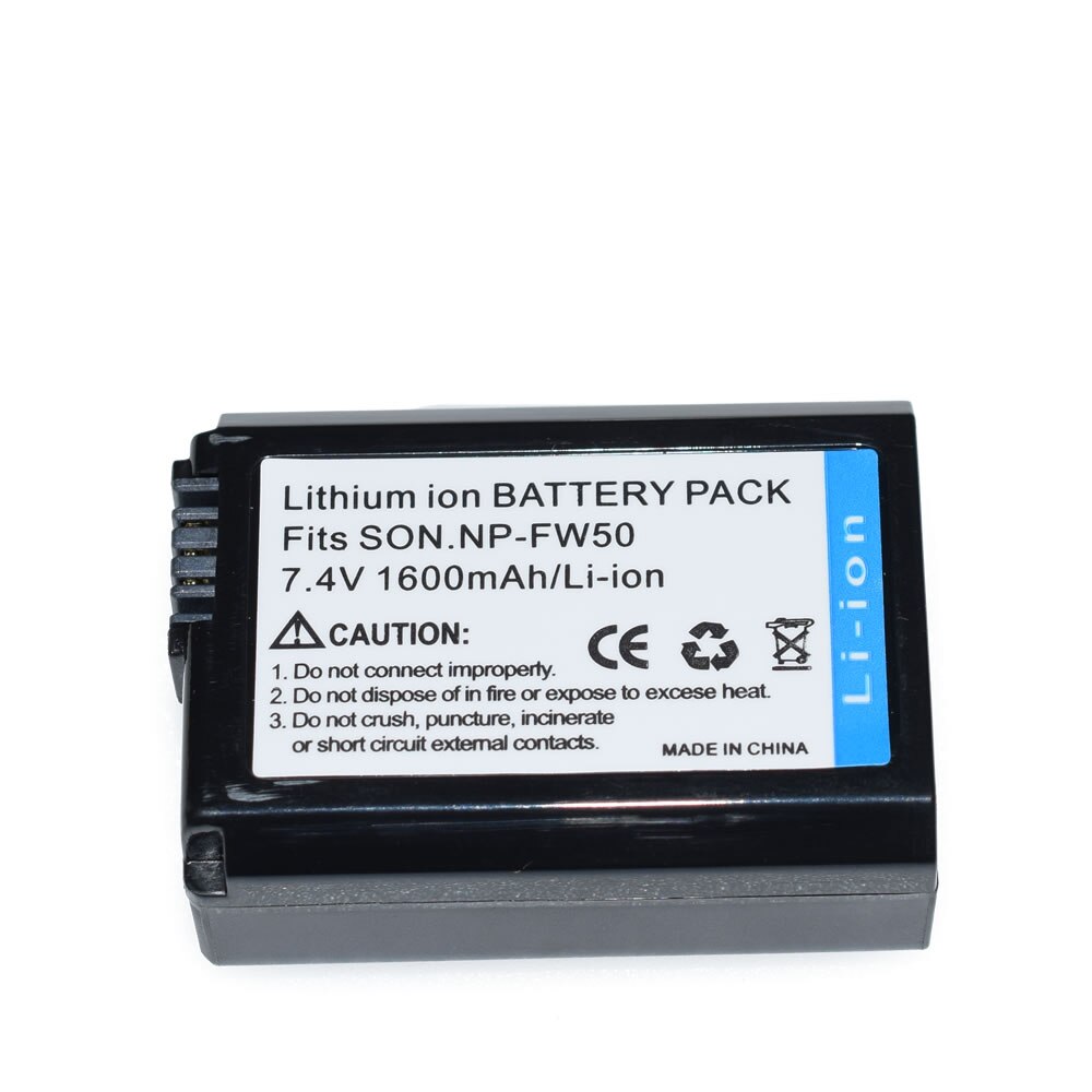 Battery for Sony Alpha A6100 ILCE-6100 SLT-A35 (α35) 1600mAh