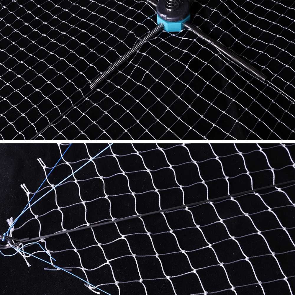 1 szt. klatka na kraby ze sprężyną ze stali o średnicy 50 cm, odpowiednia robić łowienia krabów w wodach słodkich i słonych, sieć rybacka