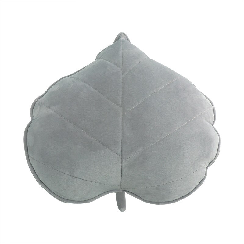 Zachte Blad Kussens Bed Gevulde Kussen Home Decor Kussen 3D Leaf Pluche Sierkussen: B-50X50cm