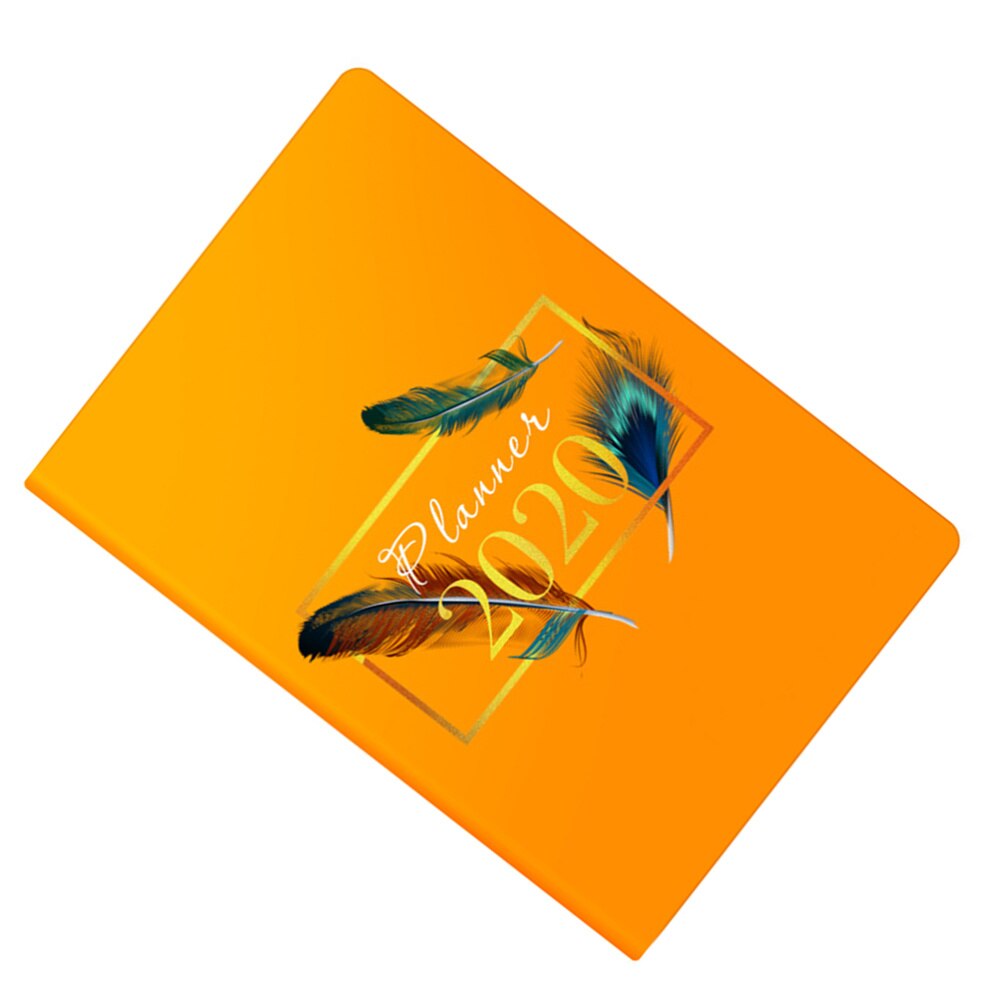 1Pcs A5 Planner Efficiency Agenda Schedule Notebooks Diary Stationery for School Office(Red): Picture 2