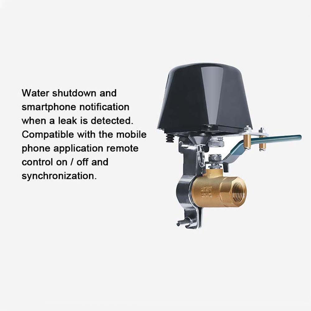 WiFi SmartValve Gas/Valve Tuya Valve SmartHome Automation Control Valve for Gas Water Controller 4 Points 1/2