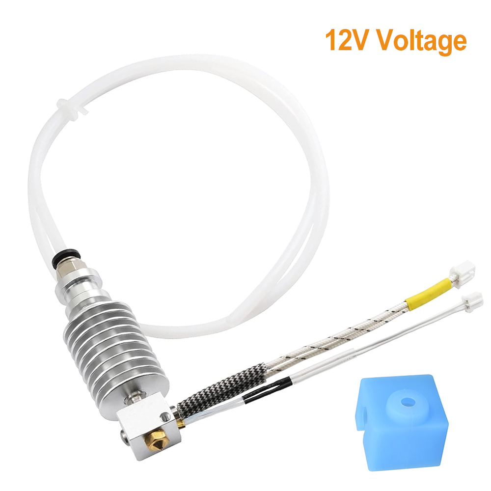 12V 24V J-Head Hotend with 0.4mm Nozzle Silicone Sock PTFE Tube for Anycubic Vyper Cobra Kobra2 Max Plus Mega Zero2.0 3D Printer