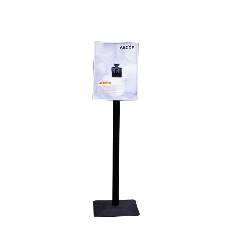 Stand Sign Led Poster Board Display Rack Metal Materiaal Menu Display Stand