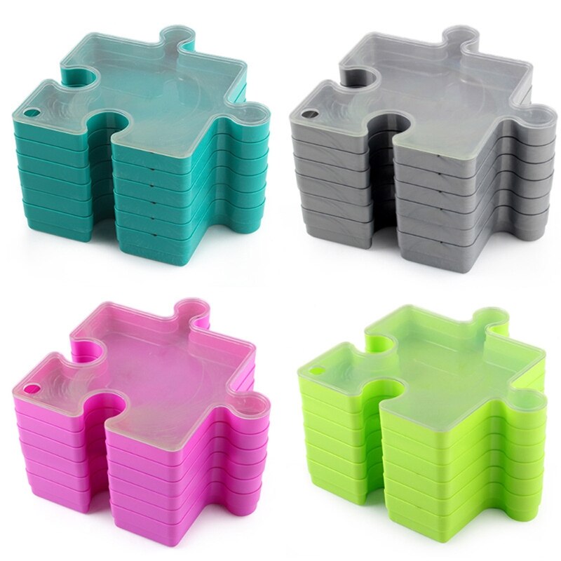 Boîte de tri de Puzzle 1000 pièces, plateaux de tri pratiques pour le rangement, décoration de la maison, fournitures scolaires et de bureau