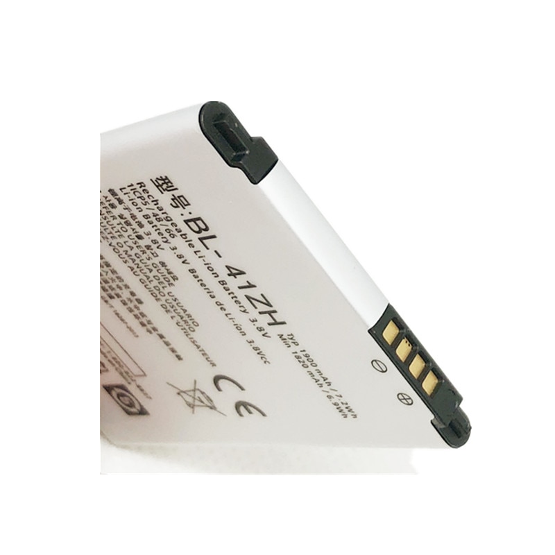 1900mAh BL-41ZH Replacement Battery For LG Leon H340 H345 MS345 H343 Risio C40 L50 D213N TRIBUTE 2 LS665 leon H324 BL41ZH