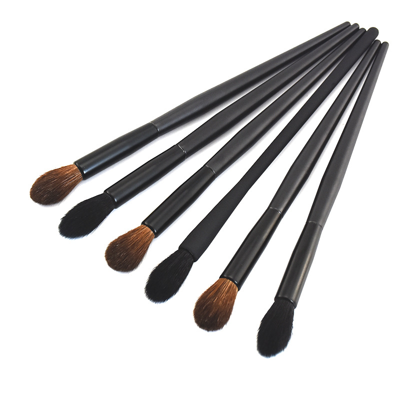 MECLOVOR, 1 pieza, brocha para resaltar el contorno de la nariz, cepillo de manchas, pelo de Animal, lana, cepillo para pelo de caballo, Kits de herramientas cosméticas para mujeres