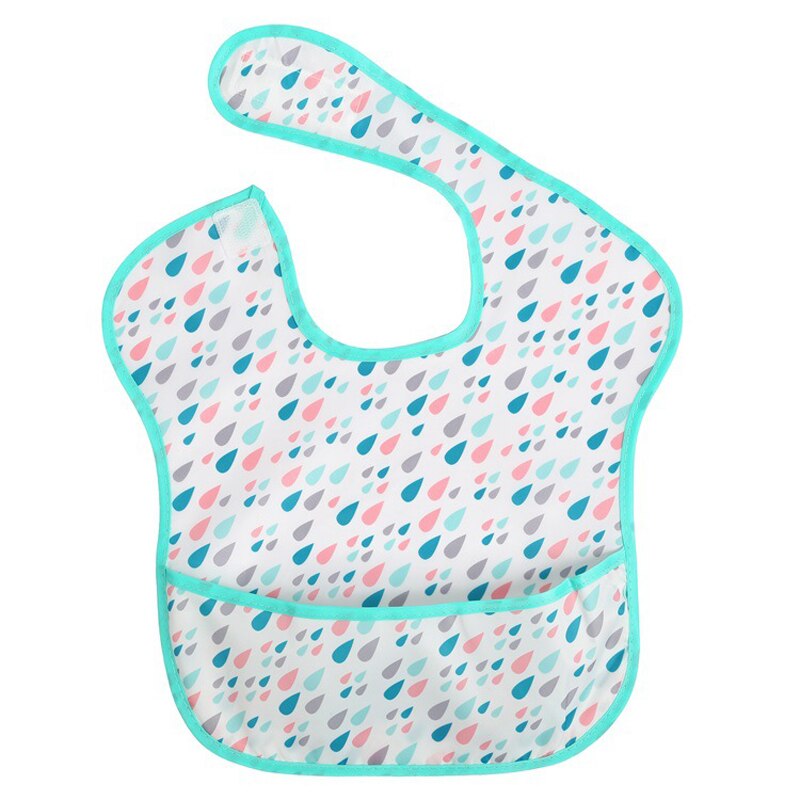Balleenshiny crianças à prova dwaterproof água macacão pintura do bebê anti-sujo roupas da criança aventais cor raindrops babadores do bebê saliva toalhas: 2