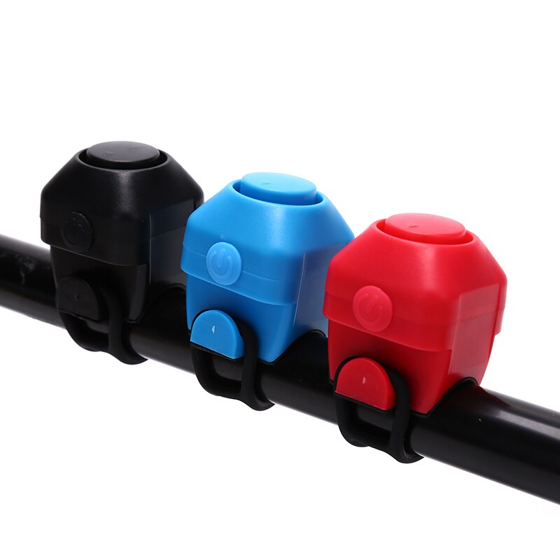 Fiets elektronische luide claxon 130 db waarschuwingsveiligheid elektrische bel politie sirene fiets stuur alarm bel fietsaccessoires